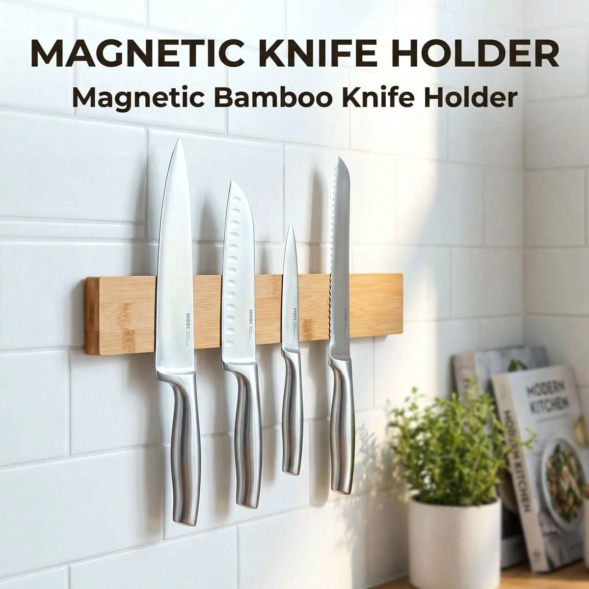 Magnetic Knife Strip - Magnetyczny uchwyt na noże z wyjątkowo