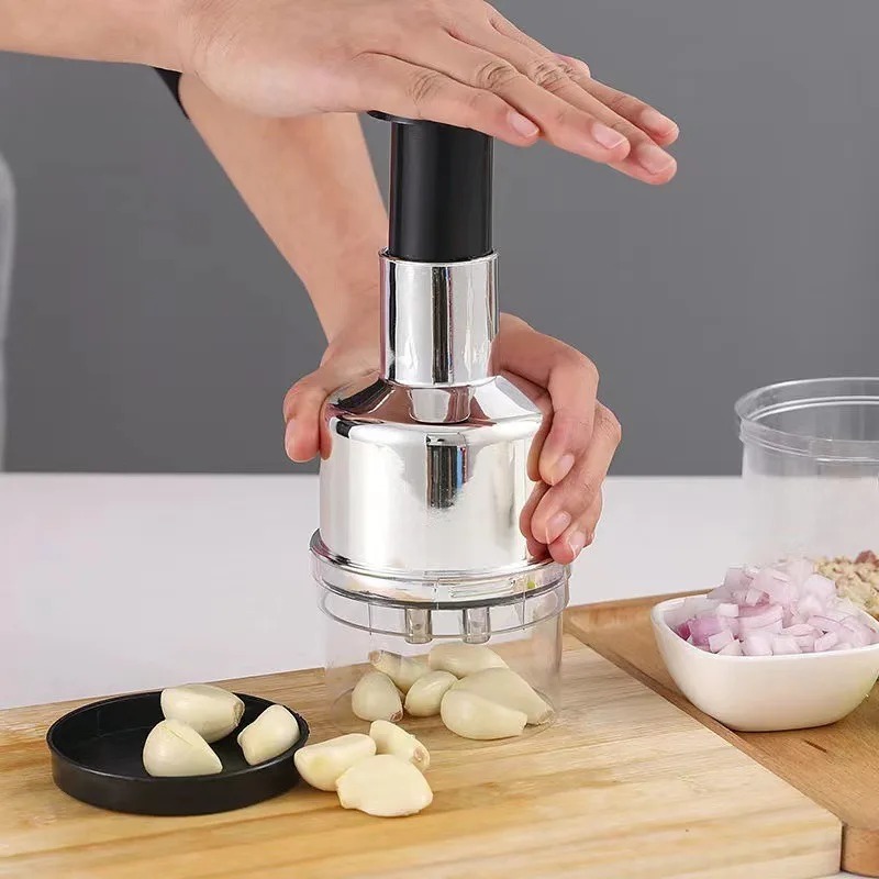 Manual Garlic Press - Nowa praska do czosnku i siekacz