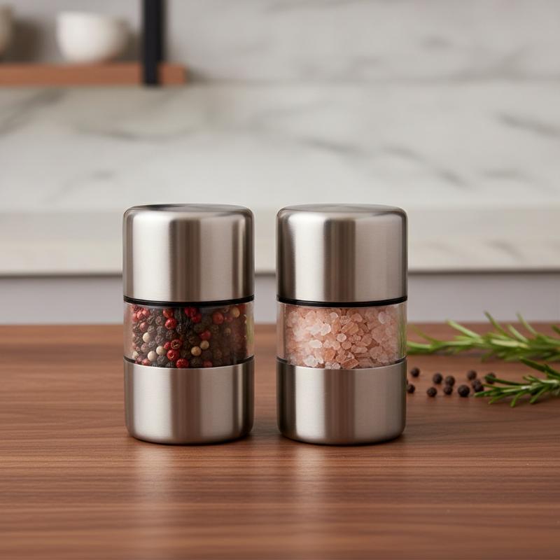 Kitchen Gadgets Essential - 1/2 sztuki, ręczny młynek do pieprzu