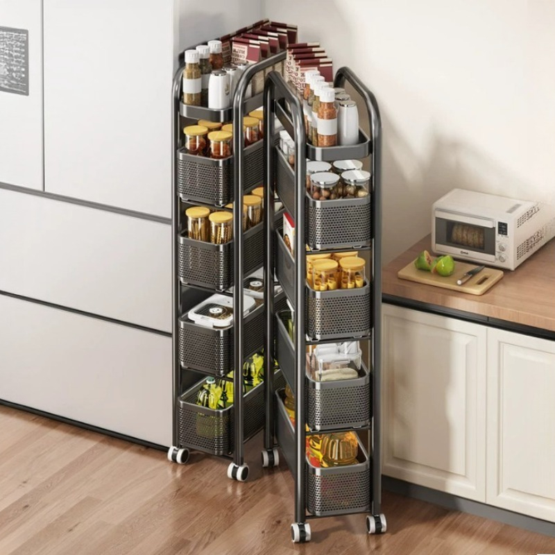 Kitchen Gadgets Essential - Narożny stojak na przybory kuchenne, kółka,
