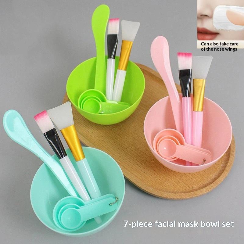 Silicone Spatula Set - 【7-częściowy zestaw narzędzi do mieszania masek