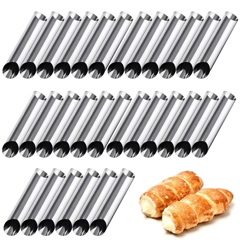 Kitchen Gadgets Youtube - Metalowe, nierdzewne, duńskie formy do pieczenia,