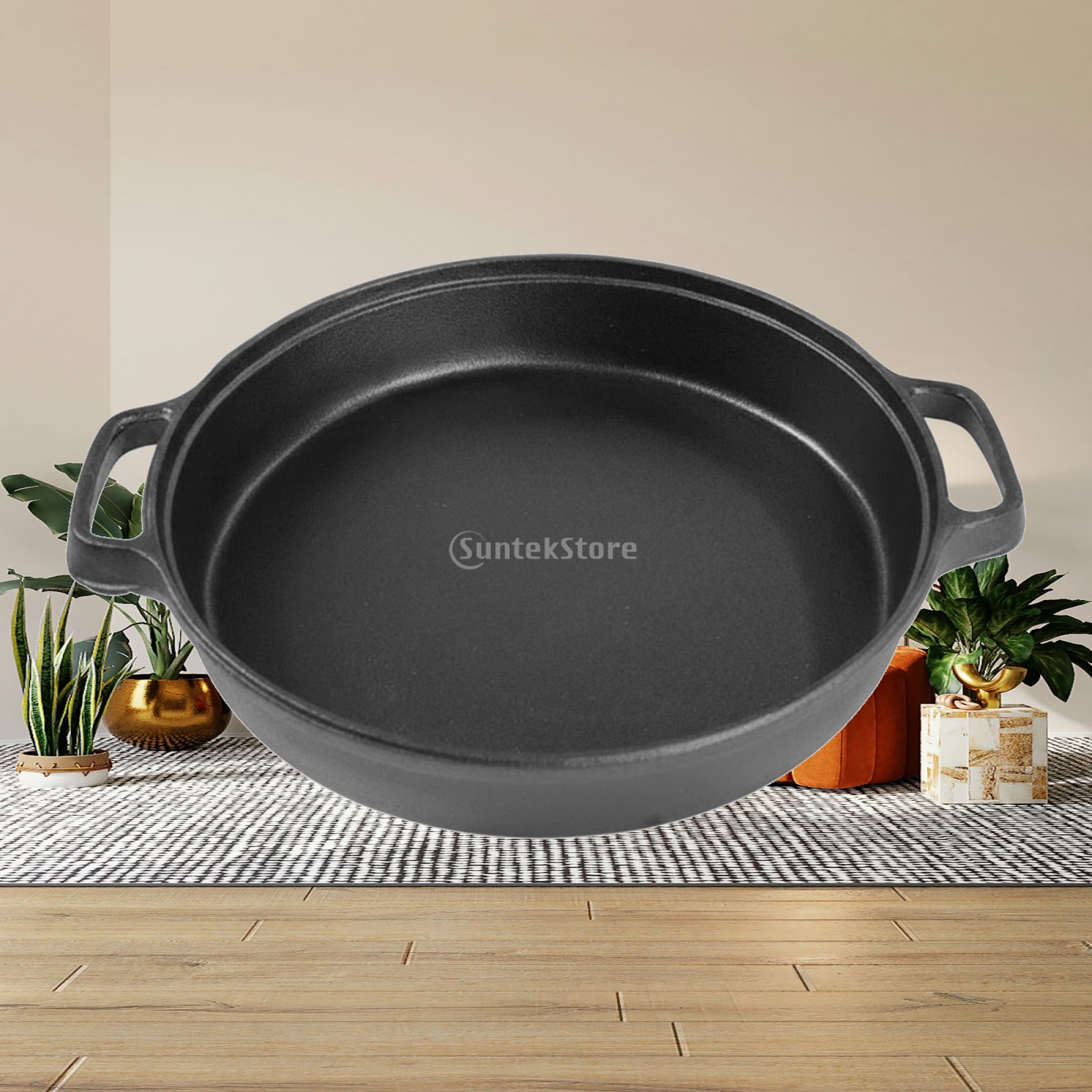 Cast Iron Skillet - Rustykalna patelnia żeliwna 30 cm, wstępnie