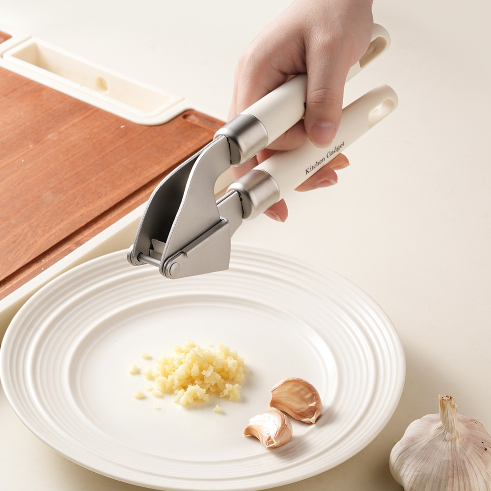Wyżymacz do cytryn ze stali ni – Manual Garlic Press recenzja i cena
