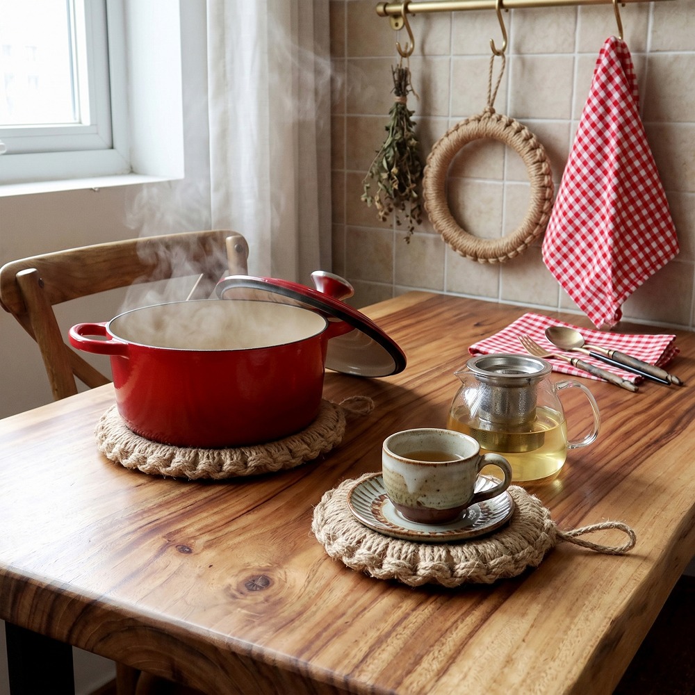 2 szt. Rustykalne podkładki po – Cast Iron Skillet recenzja i cena