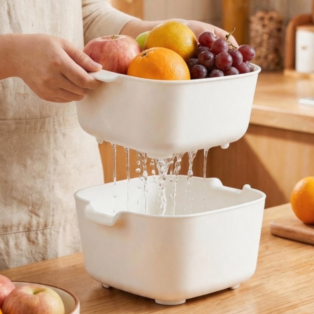 Dwupoziomowy kosz do odsączani – Kitchen Gadgets Organizer recenzja i cena