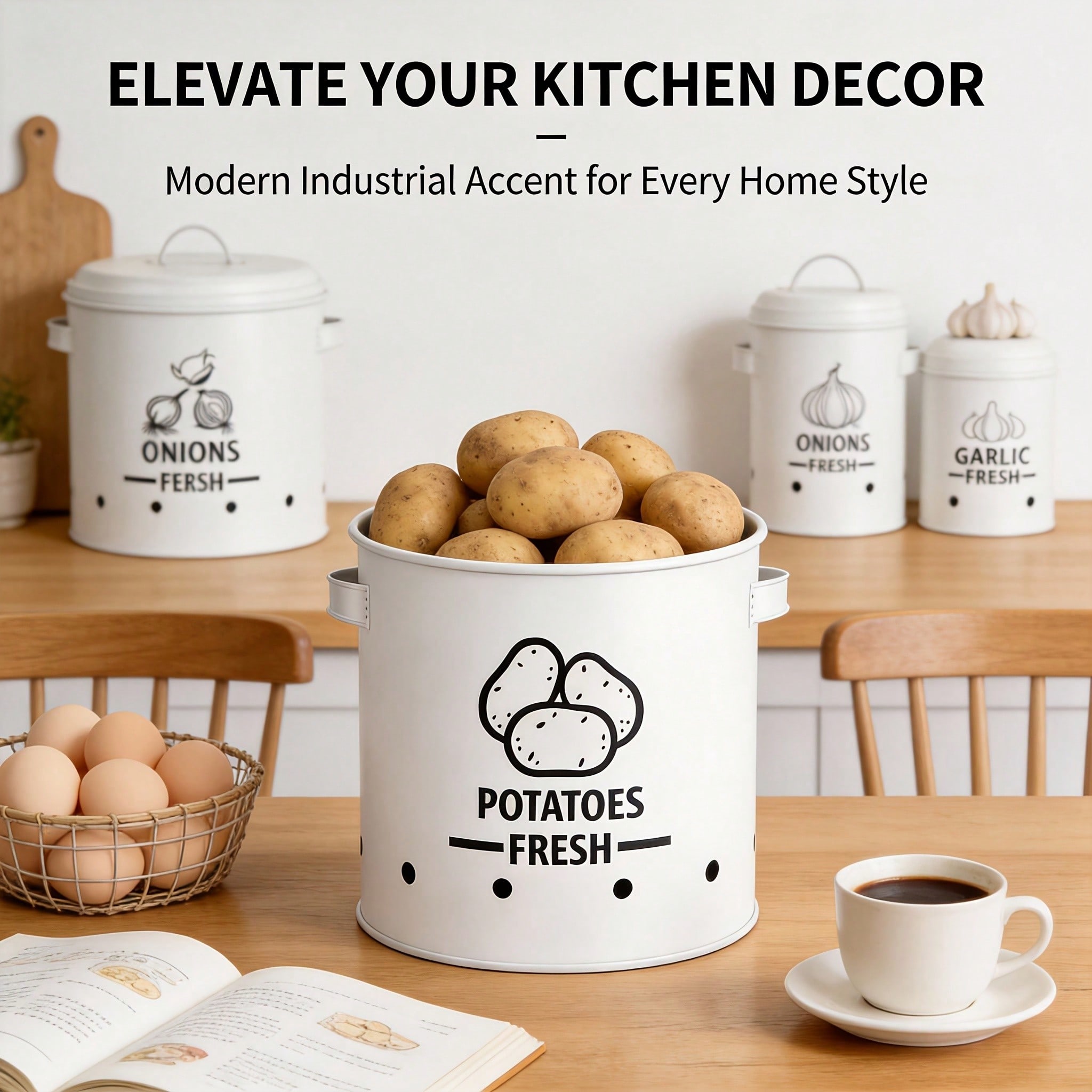 Zestaw pojemników na ziemniaki – Kitchen Gadgets Organizer recenzja i cena