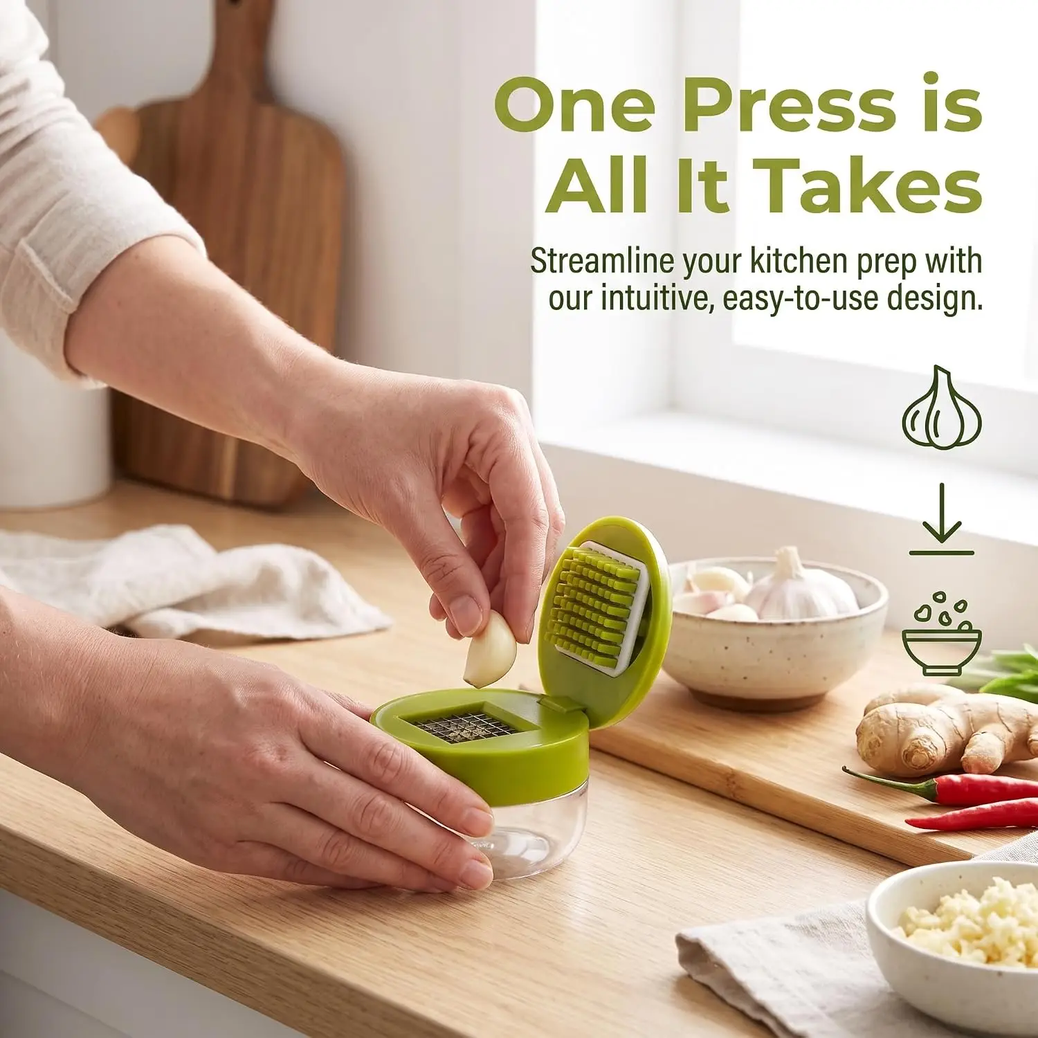 Ręczny rozgniatacz czosnku i r – Manual Garlic Press recenzja i cena