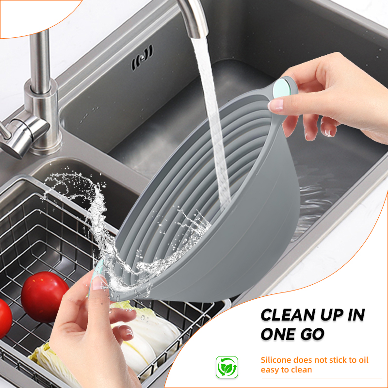 1 szt. Silikonowy składany kos – Kitchen Gadgets Wholesale recenzja i cena