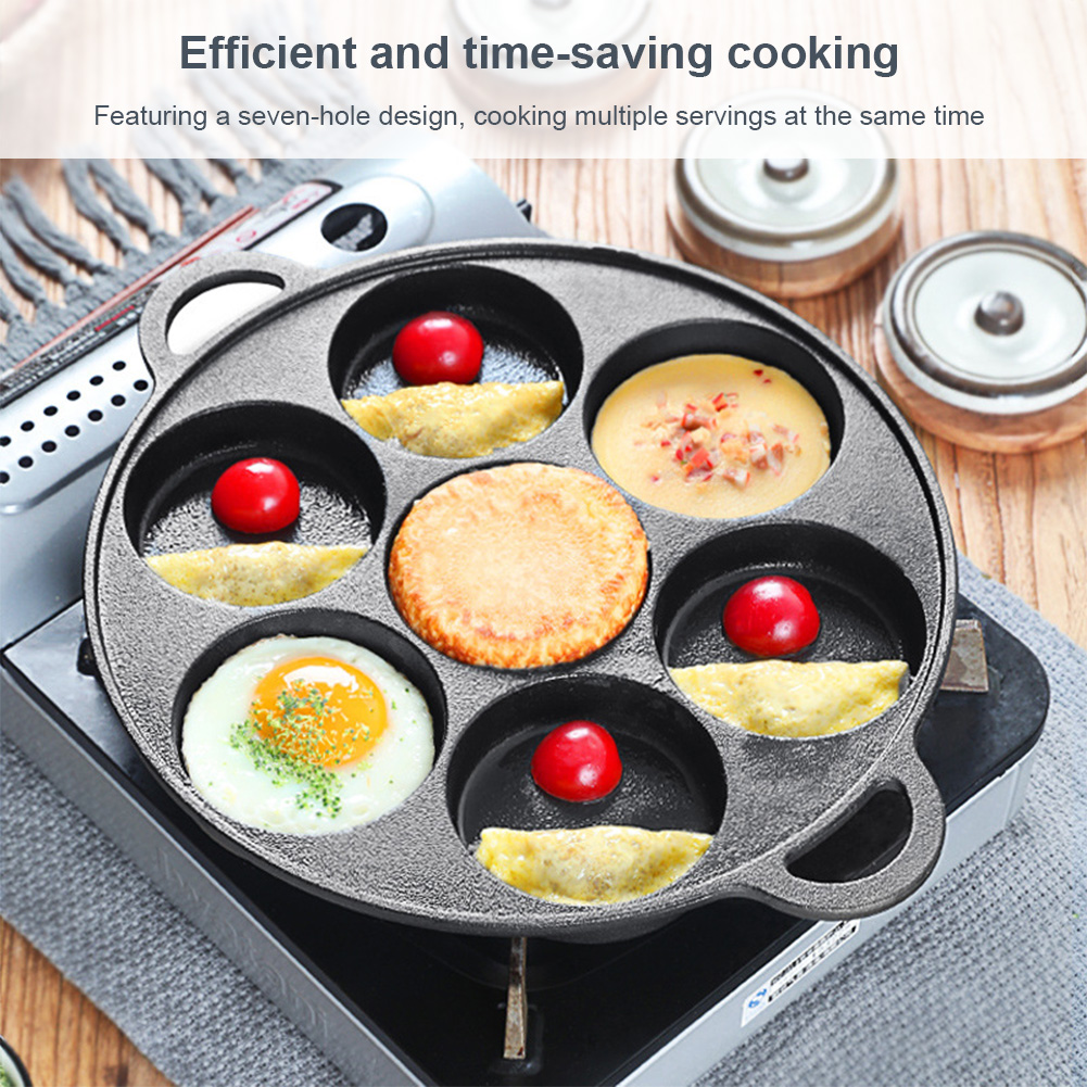 Patelnia żeliwna z 7 otworami, – Cast Iron Skillet recenzja i cena