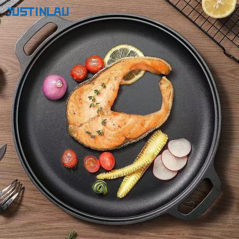 JUSTINLAU Patelnia z dwoma uch – Cast Iron Skillet recenzja i cena