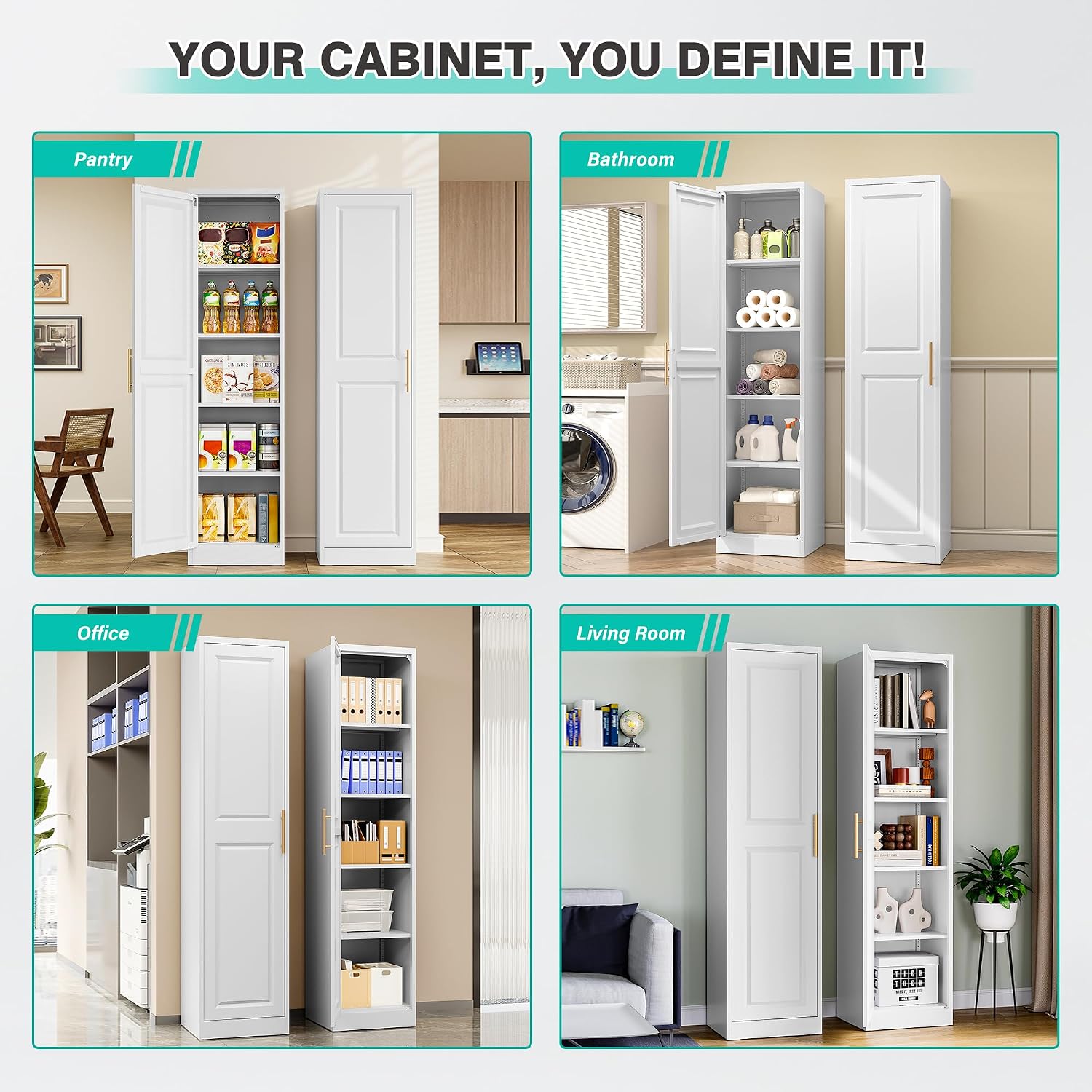 Wysoka, wąska szafka do przech – Kitchen Gadgets Organizer recenzja i cena