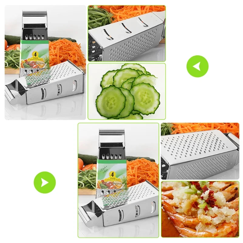 Tarka ze stali nierdzewnej z 4 – Cheese Grater Box recenzja i cena