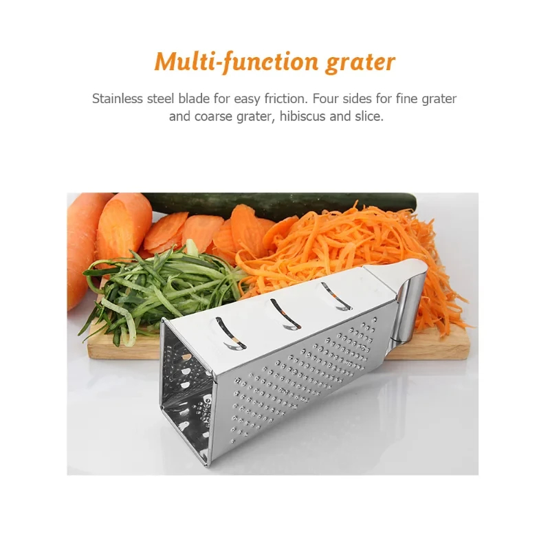 Tarka ze stali nierdzewnej z 4 – Cheese Grater Box recenzja i cena