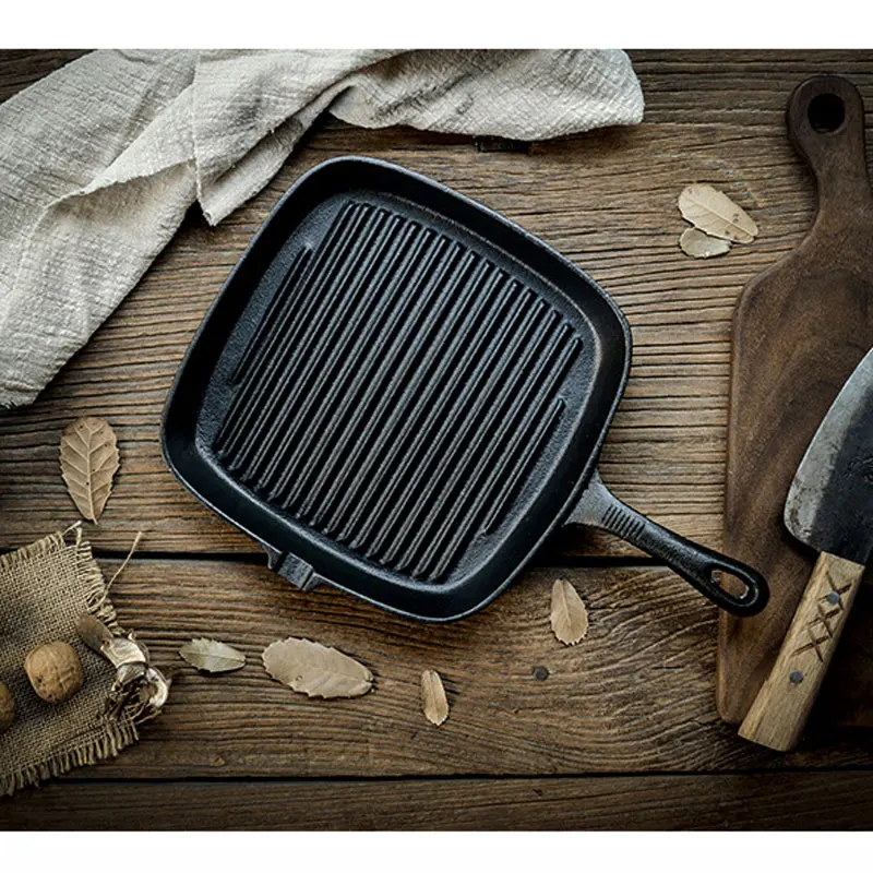 Patelnia 22/24CM Nieprzywieraj – Cast Iron Skillet recenzja i cena